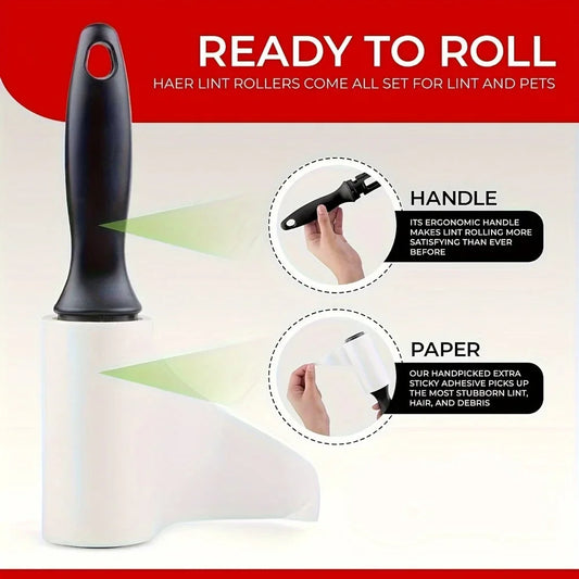 Reusable Pet Hair Lint Roller | Sticky Fur Remover for Furniture & Clothes