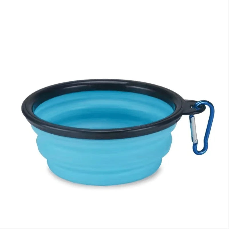 Collapsible Silicone Travel Pet Bowl | Portable Dog & Cat Food Water Dish