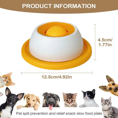 Interactive Dog Puzzle Slow Feeder Toy | Boredom Relief Treat Dispenser