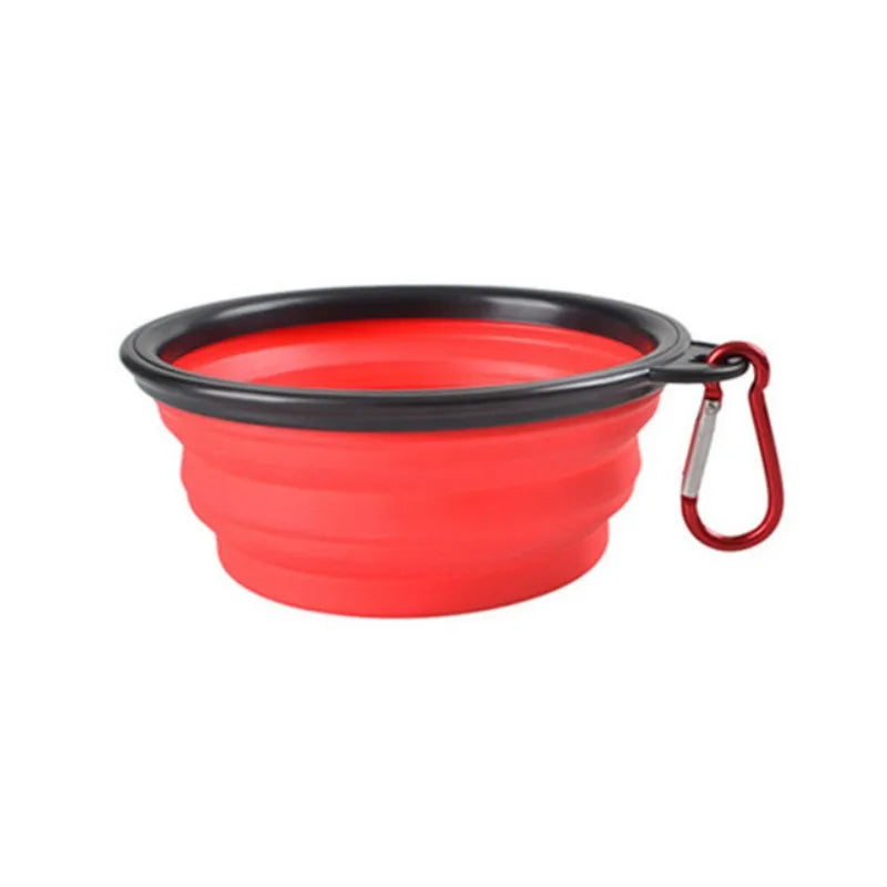 Collapsible Silicone Travel Pet Bowl | Portable Dog & Cat Food Water Dish