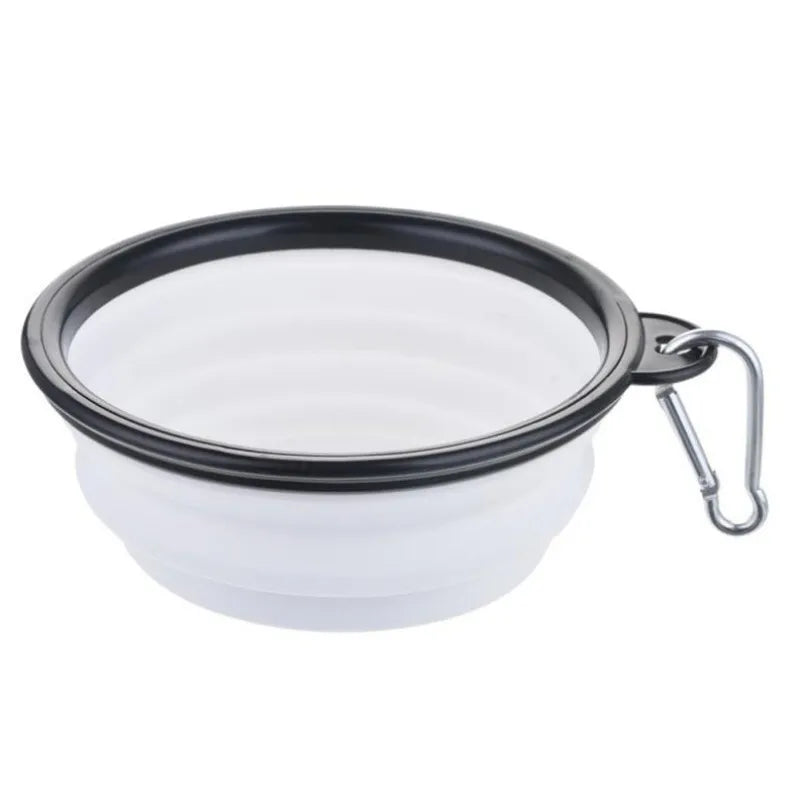 Collapsible Silicone Travel Pet Bowl | Portable Dog & Cat Food Water Dish