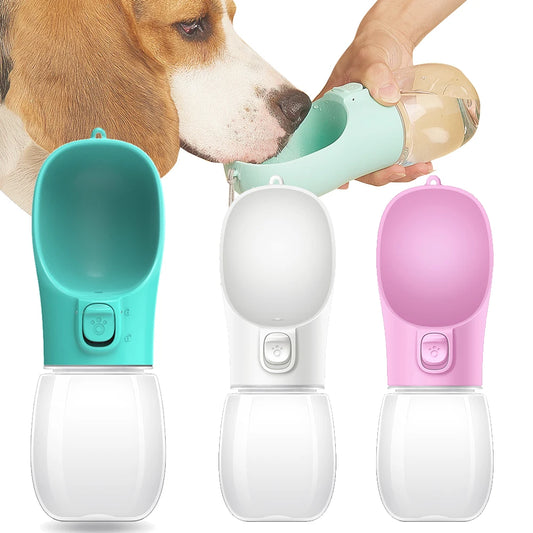 Leakproof Portable Pet Water Bottle | Outdoor Walking Dog & Cat Drink Bowl