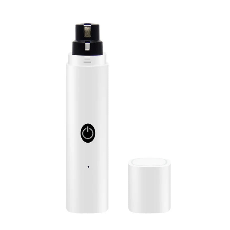 Rechargeable LED Pet Nail Grinder | Quiet Dog & Cat Claw Trimmer
