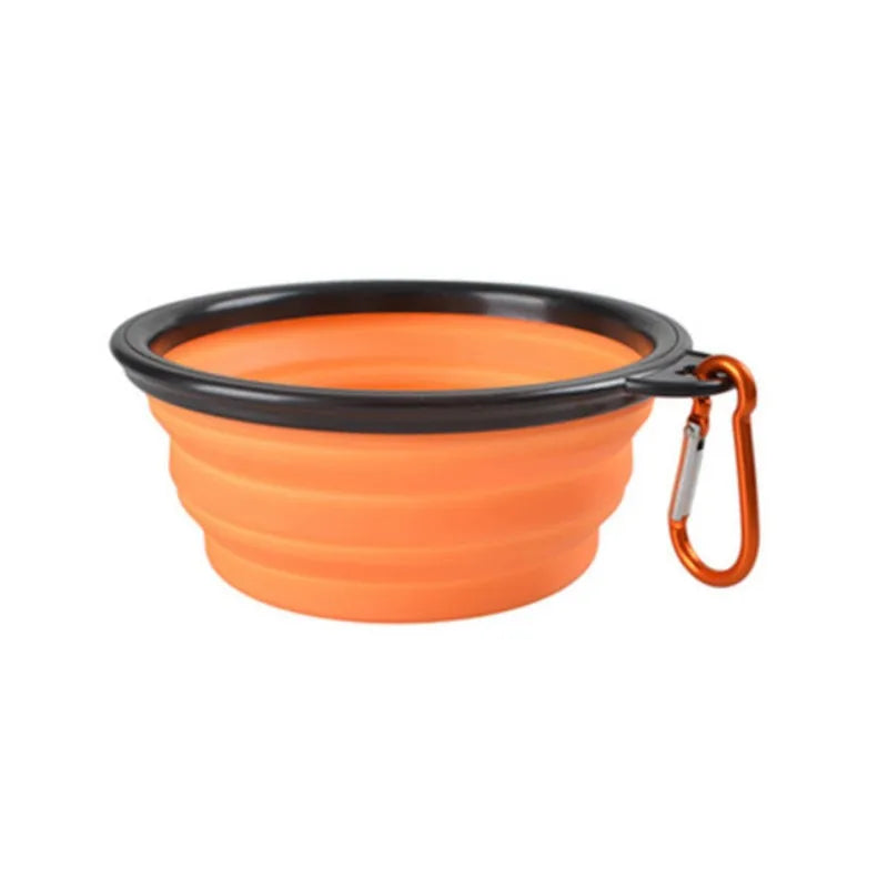 Collapsible Silicone Travel Pet Bowl | Portable Dog & Cat Food Water Dish
