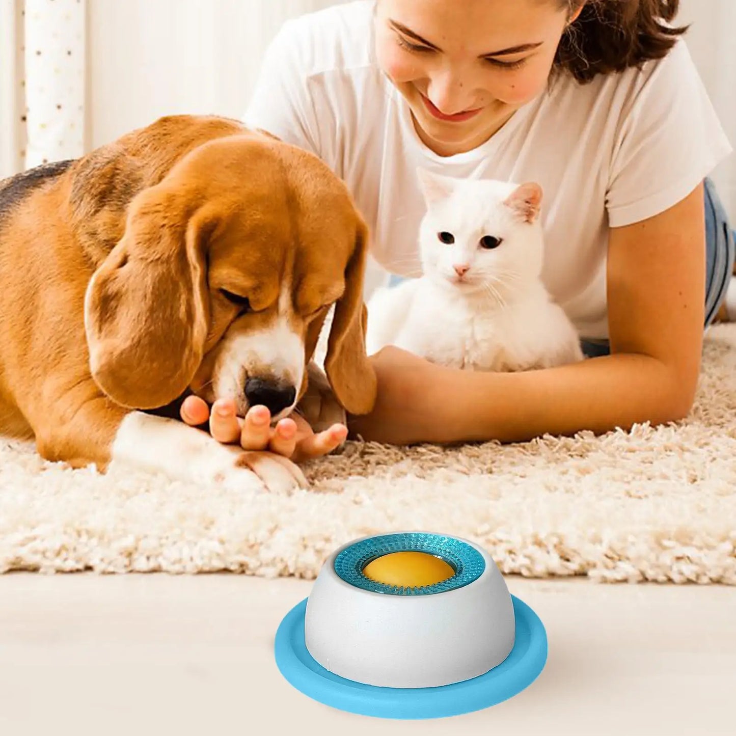 Interactive Dog Puzzle Slow Feeder Toy | Boredom Relief Treat Dispenser
