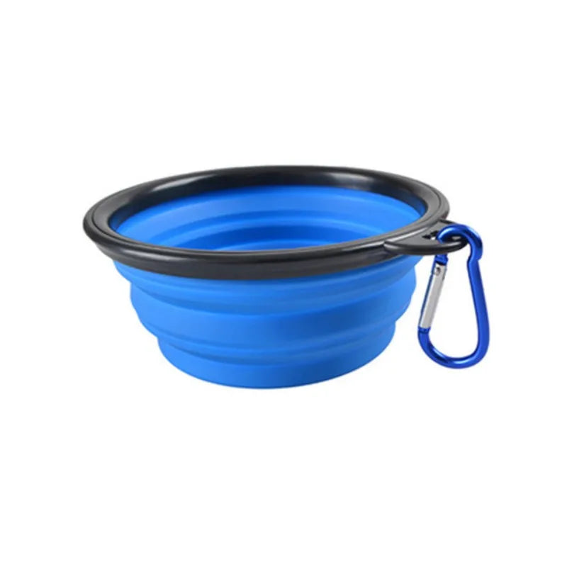Collapsible Silicone Travel Pet Bowl | Portable Dog & Cat Food Water Dish