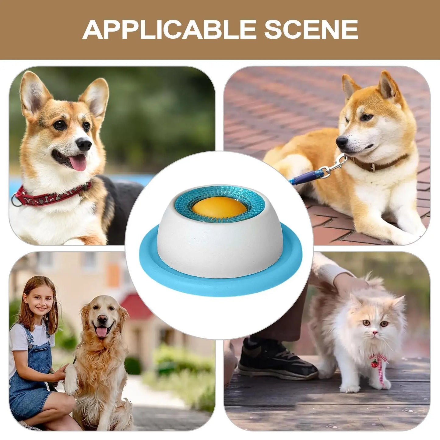 Interactive Dog Puzzle Slow Feeder Toy | Boredom Relief Treat Dispenser