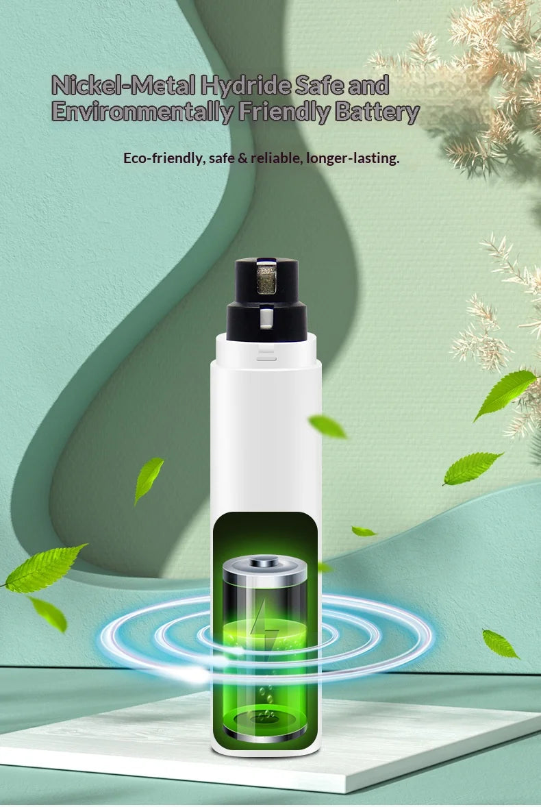 Rechargeable LED Pet Nail Grinder | Quiet Dog & Cat Claw Trimmer