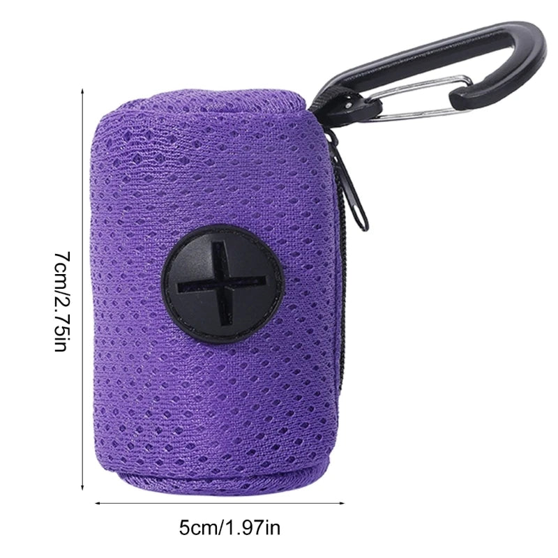 Portable Dog Poop Bag Dispenser | Outdoor Waste Bag Holder