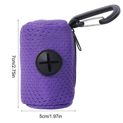 Portable Dog Poop Bag Dispenser | Outdoor Waste Bag Holder