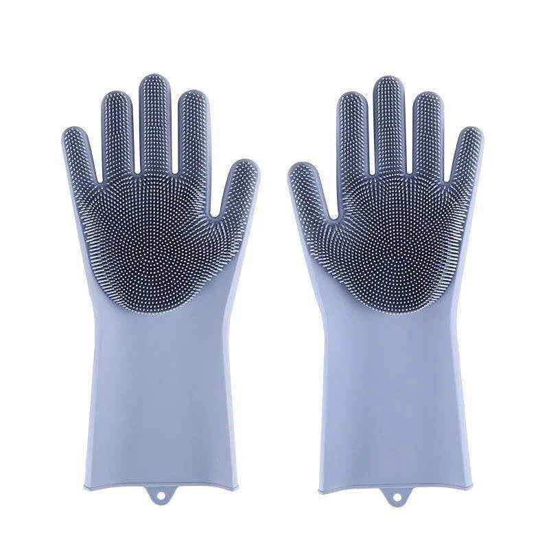Silicone Pet Grooming Bath Glove | Dog & Cat Hair Remover Scrubber