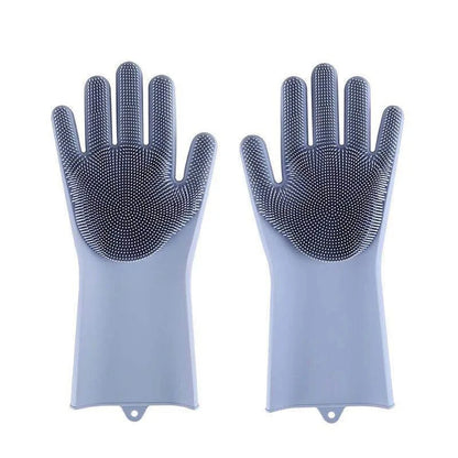 Silicone Pet Grooming Bath Glove | Dog & Cat Hair Remover Scrubber
