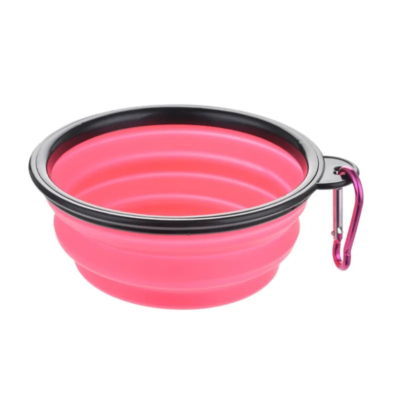Collapsible Silicone Travel Pet Bowl | Portable Dog & Cat Food Water Dish