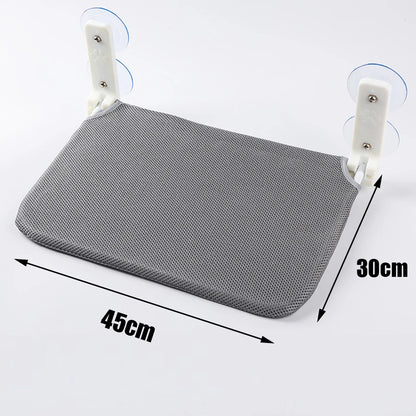 No-Assembly Suction Cup Cat Window Hammock | Mesh Wall Perch