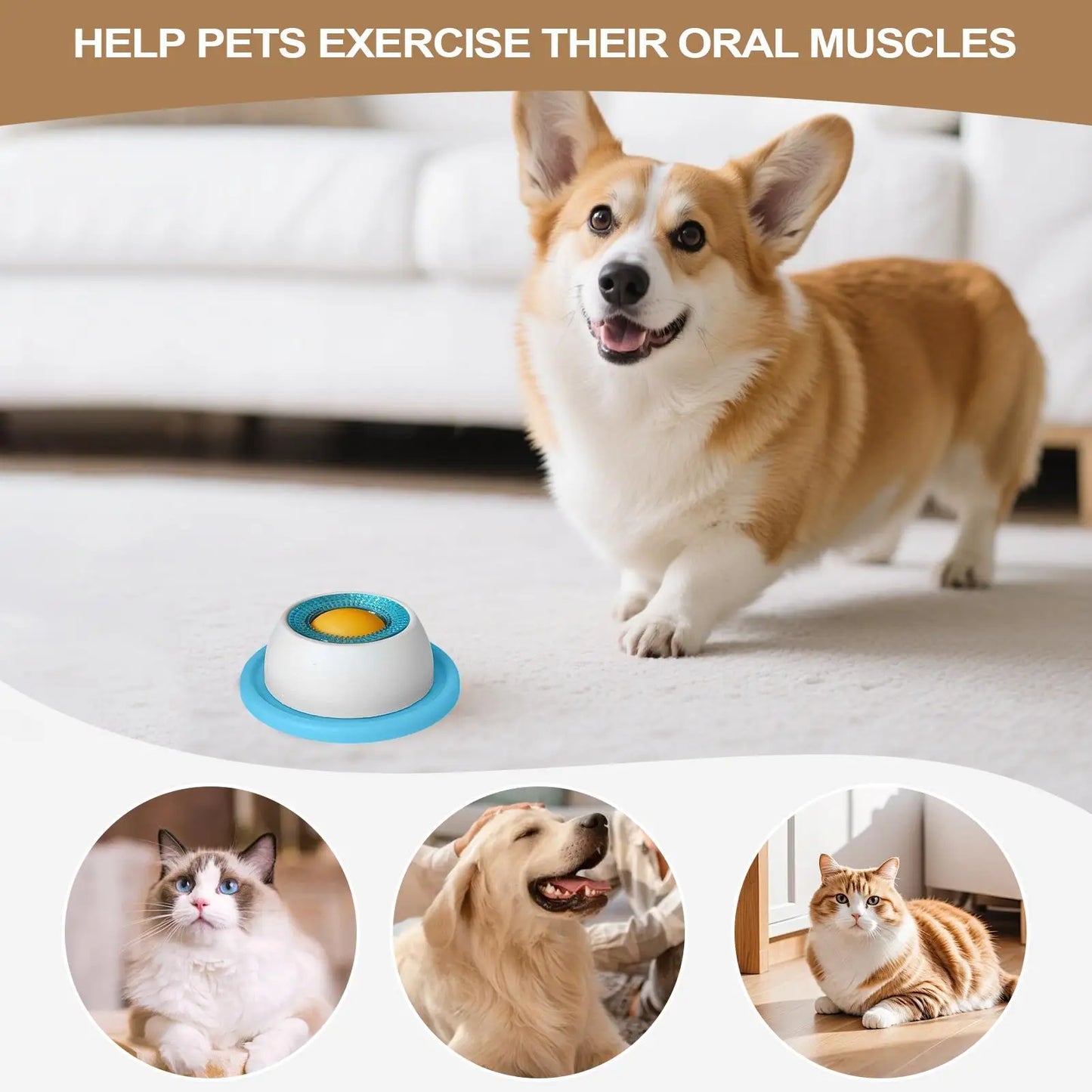 Interactive Dog Puzzle Slow Feeder Toy | Boredom Relief Treat Dispenser