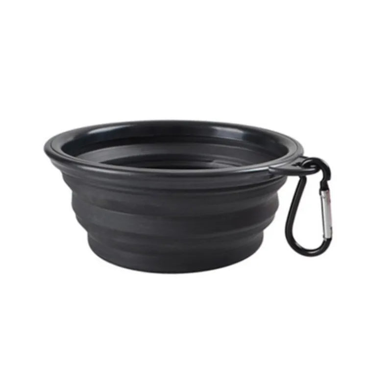 Collapsible Silicone Travel Pet Bowl | Portable Dog & Cat Food Water Dish